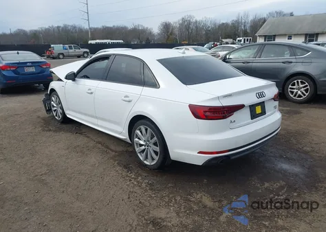 2018 Audi A4 2.0T Tech Ultra Premium/2.0T Ultra Premium from USA, damaged, VIN WAUKMAF40JN000689